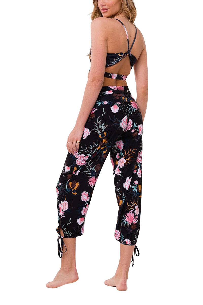 Onzie Hot Yoga Gypsy Pants 212 - Kiku - rear alt  view