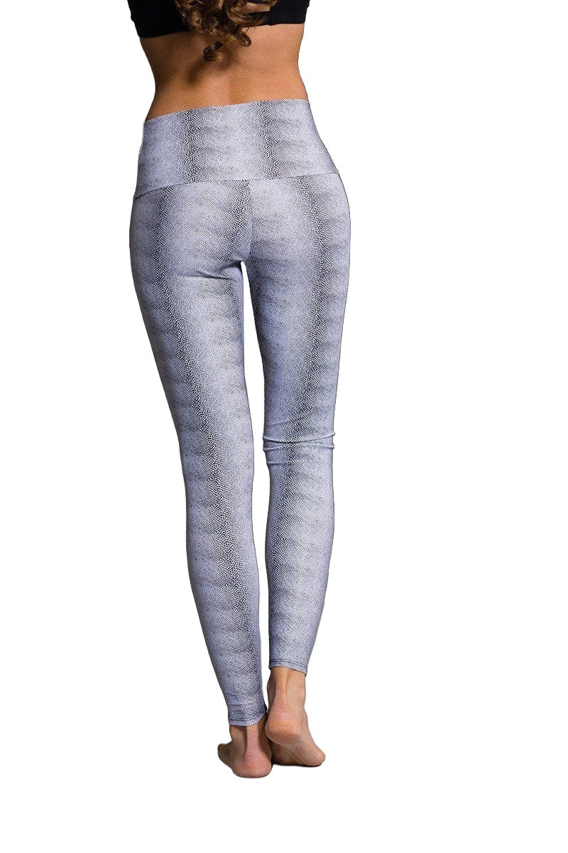 Onzie Hot Yoga High Rise Legging 228 White Venom