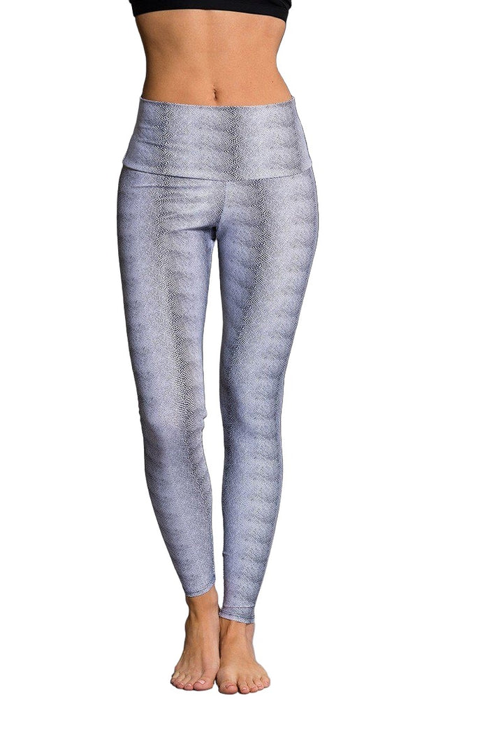 Onzie Hot Yoga High Rise Legging 228 White Venom