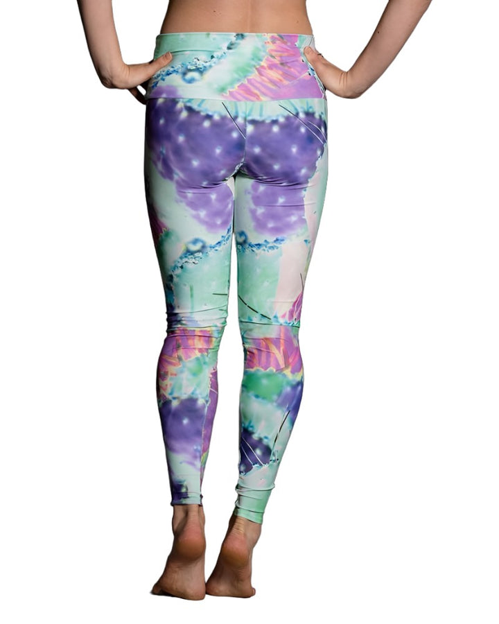 Final Sale Onzie Hot Yoga High Rise Legging 228 Agave - rear view