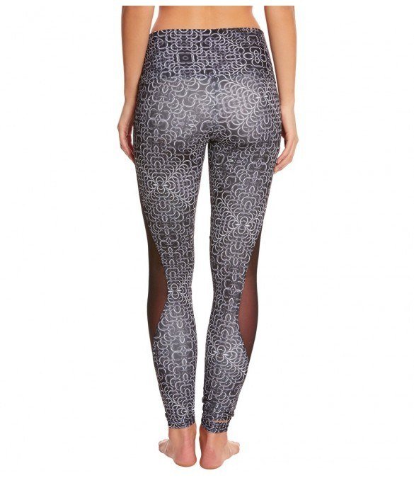 Onzie Hot Yoga Stirrup Legging 2007 - Chain Gang - rear view