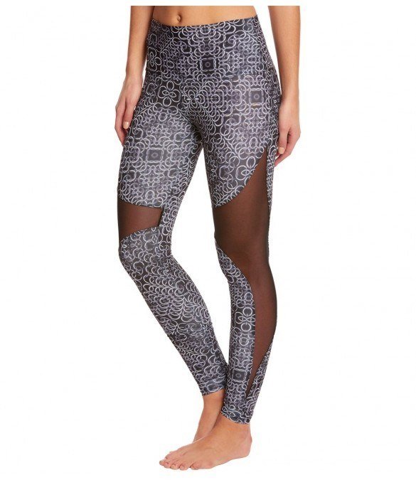 Onzie Hot Yoga Stirrup Legging 2007 - Chain Gang - front view