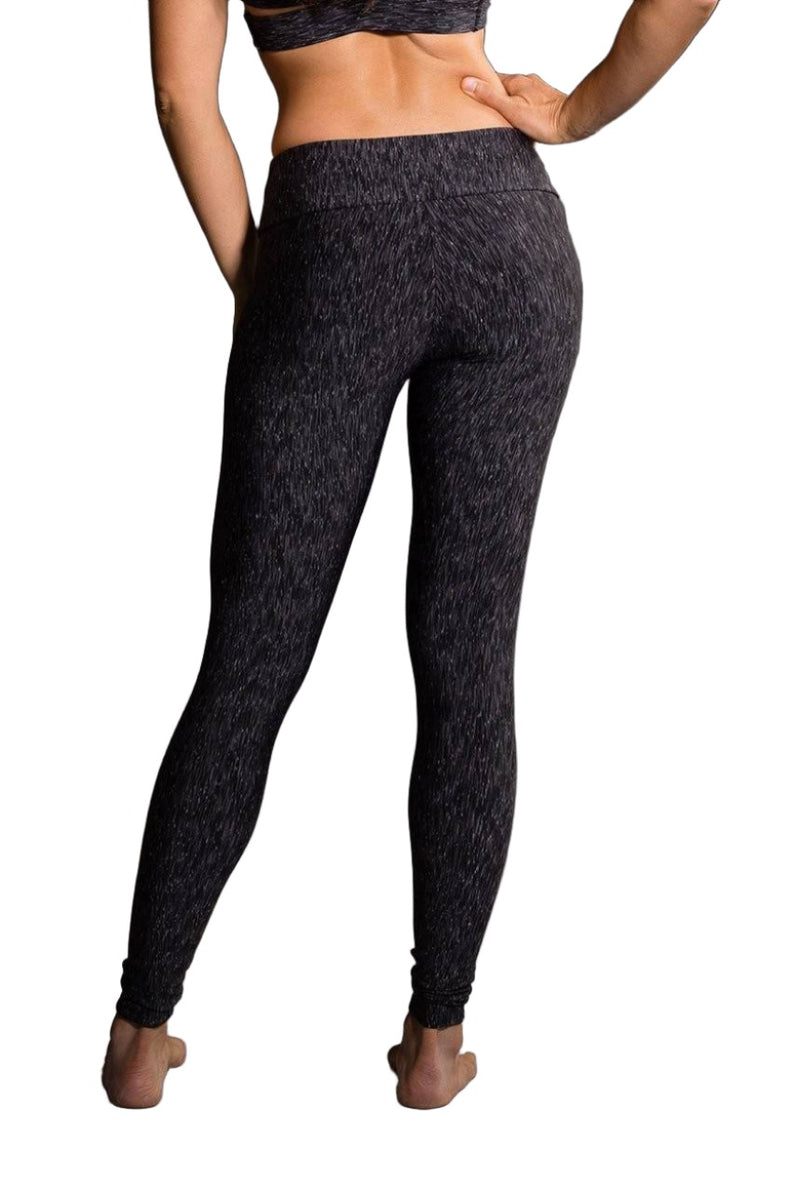 Zenana Outfitters Womens Cut Out Leggings Gray Heathered Full Length S/M