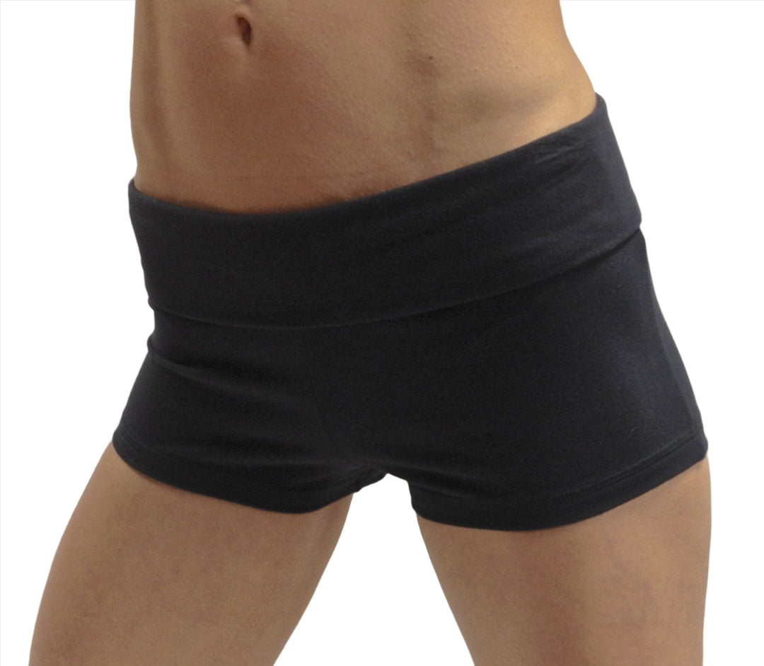 One Step Ahead Butt Short 20160 - Black -  front view