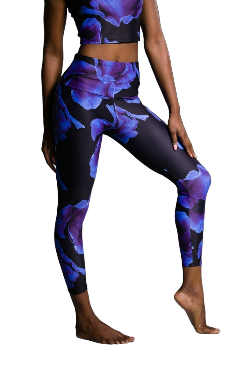 Onzie Hot Yoga High Rise Legging 228 Midnight Anemone