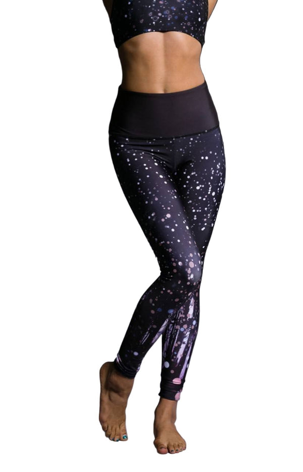 Onzie Hot Yoga High Rise Legging 276 - Fire Fly - front view