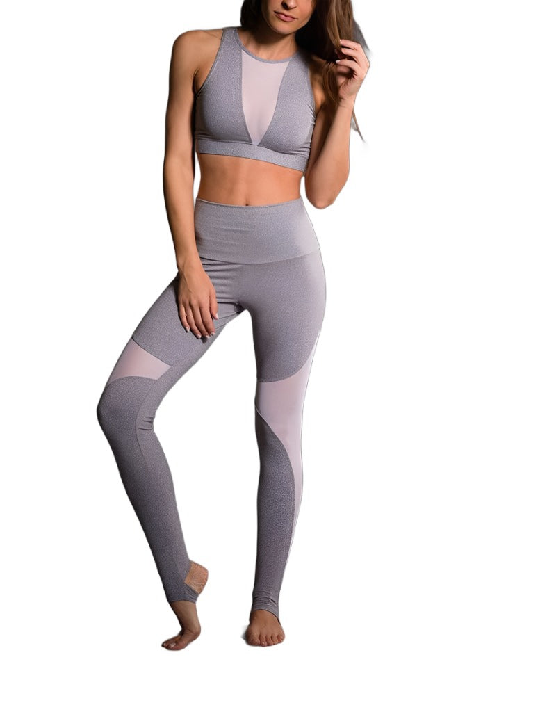 Onzie Hot Yoga Stirrup Legging 2007 - Stone - front view
