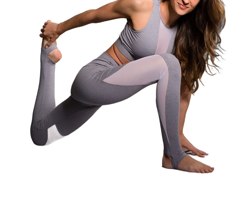 Onzie Hot Yoga Stirrup Legging 2007 - Stone - side alt  view