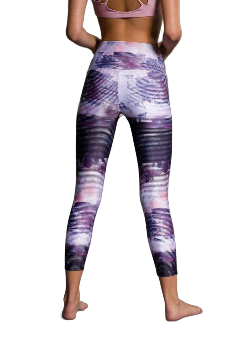 Final Sale Onzie Flow Highrise Basic Capri 2029 - Abstract - rear view