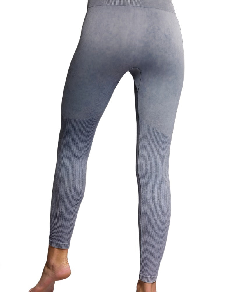 Onzie Flow Seamless Legging 2039 Slate Grey - rear view 