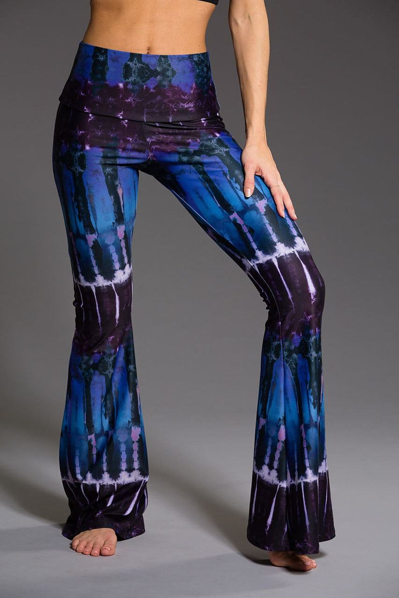 Onzie Flare Pant 2045 - Late Night - front view
