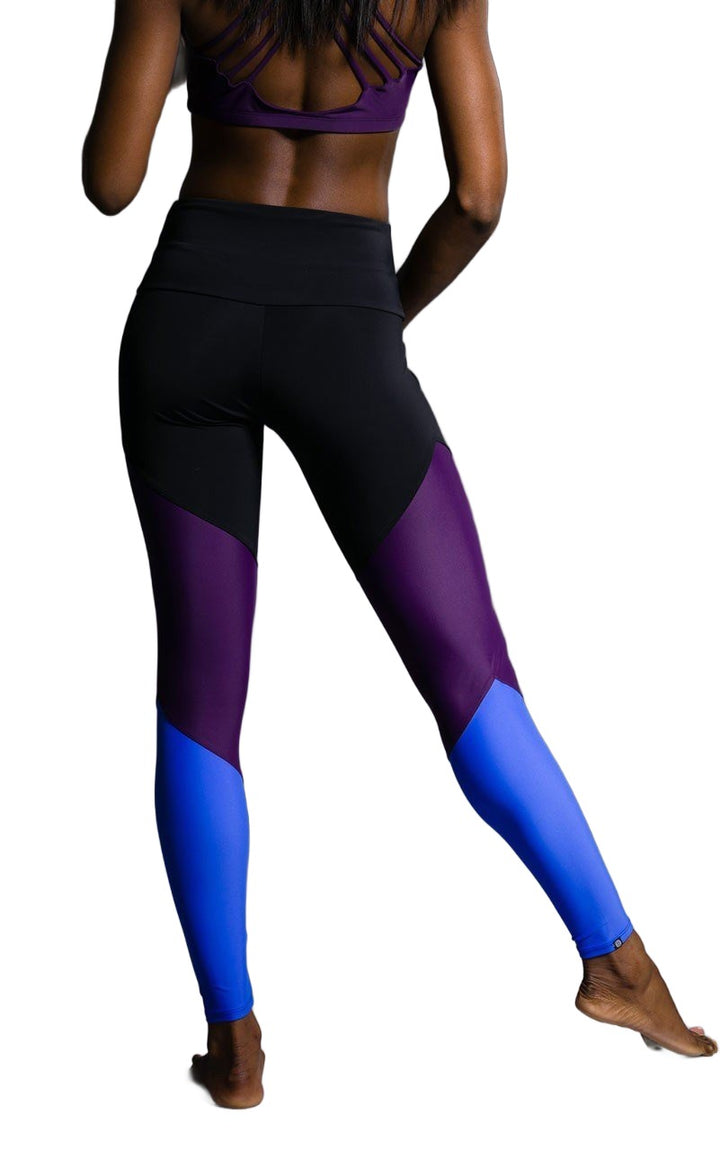 Onzie High Rise Track Legging 2046 - Dhalia - rear view