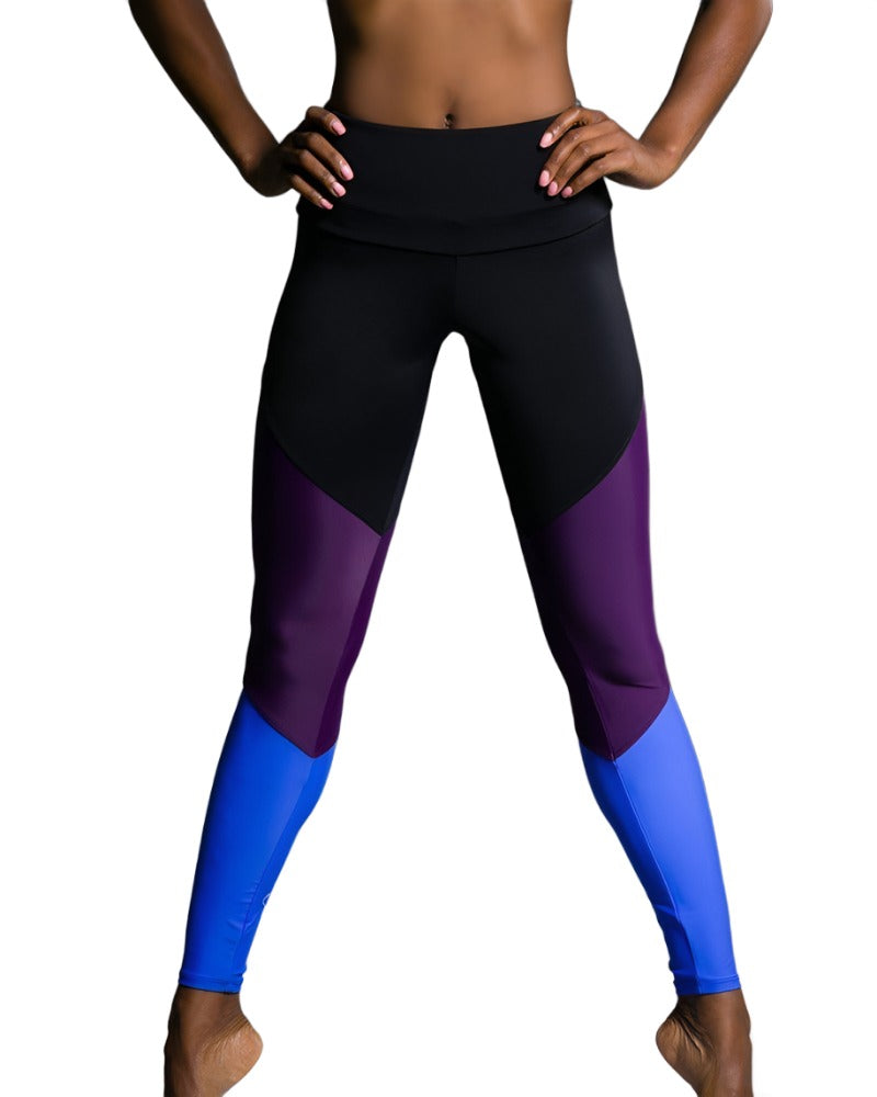 Onzie High Rise Track Legging 2046 - Dhalia - front view