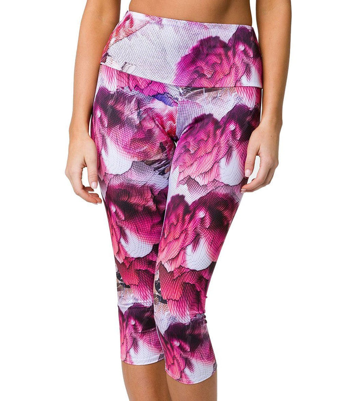 Onzie High Waisted Yoga Capris 2206 - Vogue - front view
