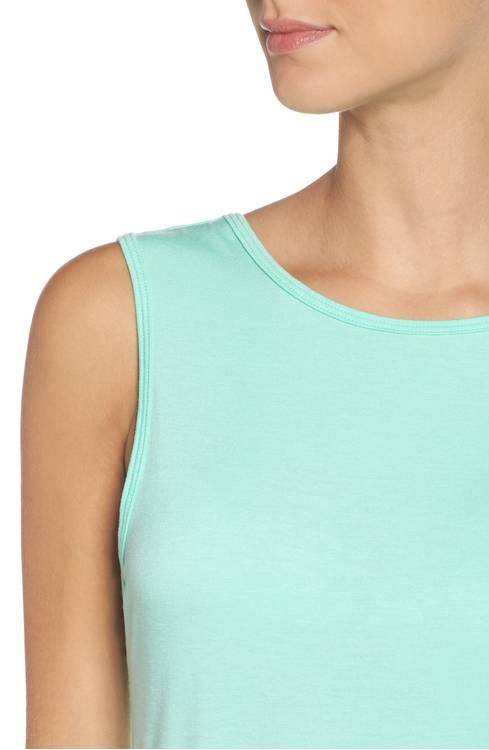 Onzie Flow Fly Away Tank 3067 Jade - close view