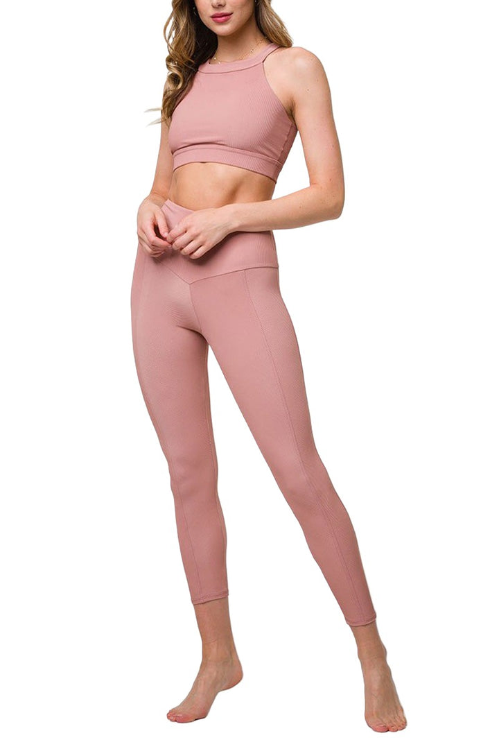 Onzie Sweetheart Midi Legging 2218 - Fawan - Full Front View
