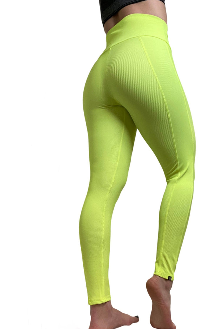 Onzie Sweetheart Midi Legging 2218 - Violet Rib - rear view 