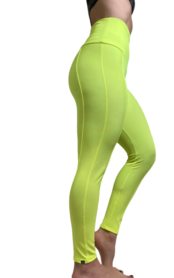 Onzie Sweetheart Midi Legging 2218 - Violet Rib - side view 