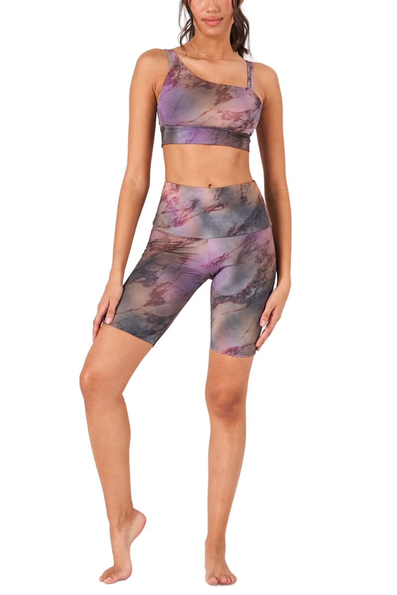 Onzie High Rise Bike Shorts 2225 - Interstellar - Full View