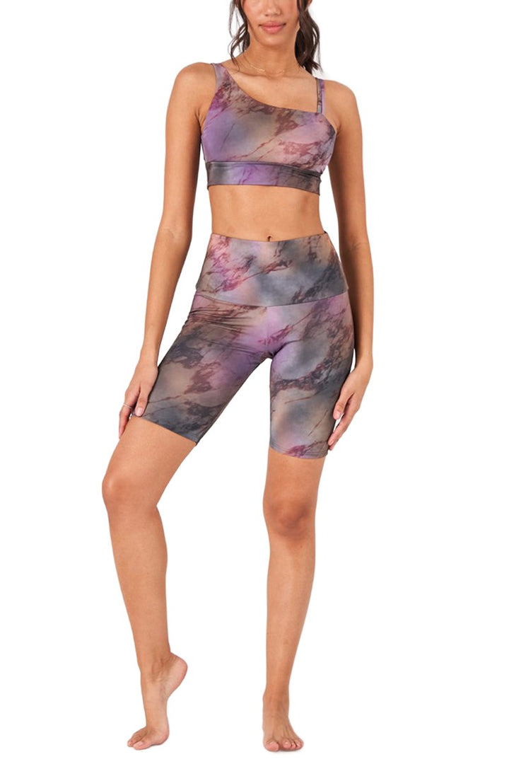 Onzie High Rise Bike Shorts 2225 - Interstellar - Full View