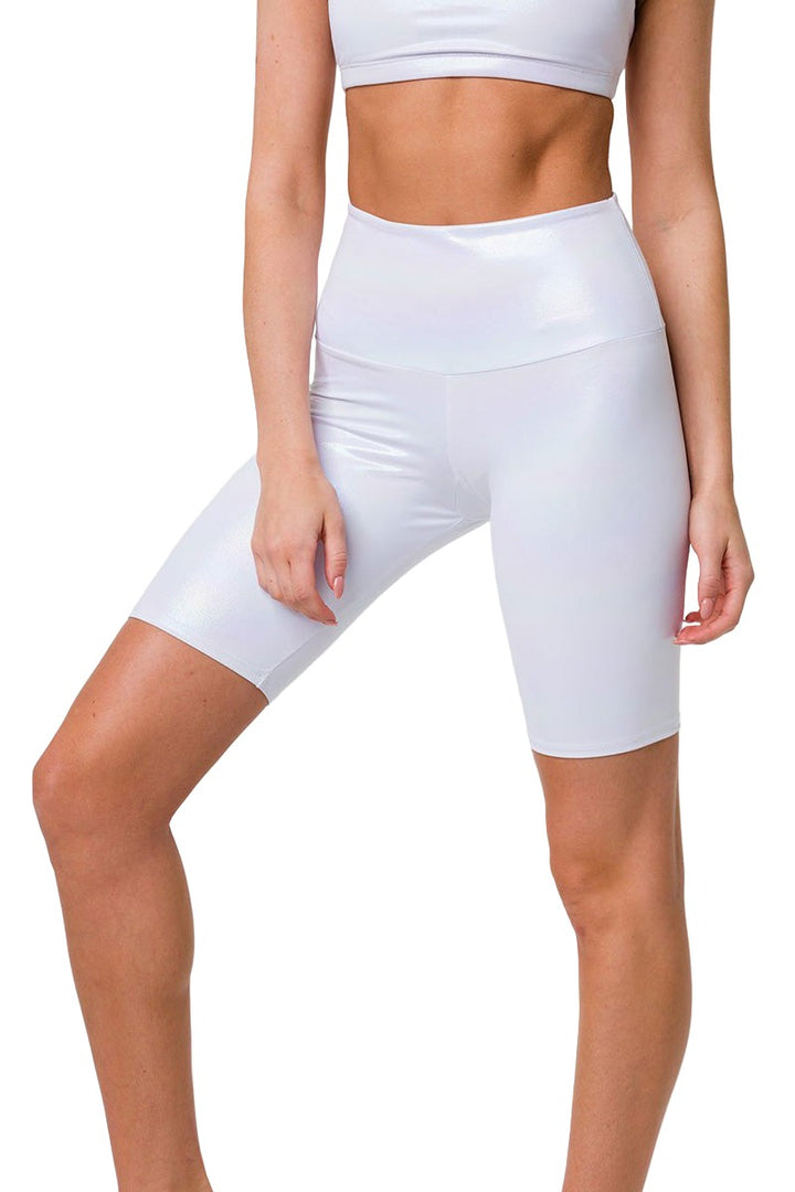 Onzie High Rise Bike Shorts 2225 - Unicorn - front alt view