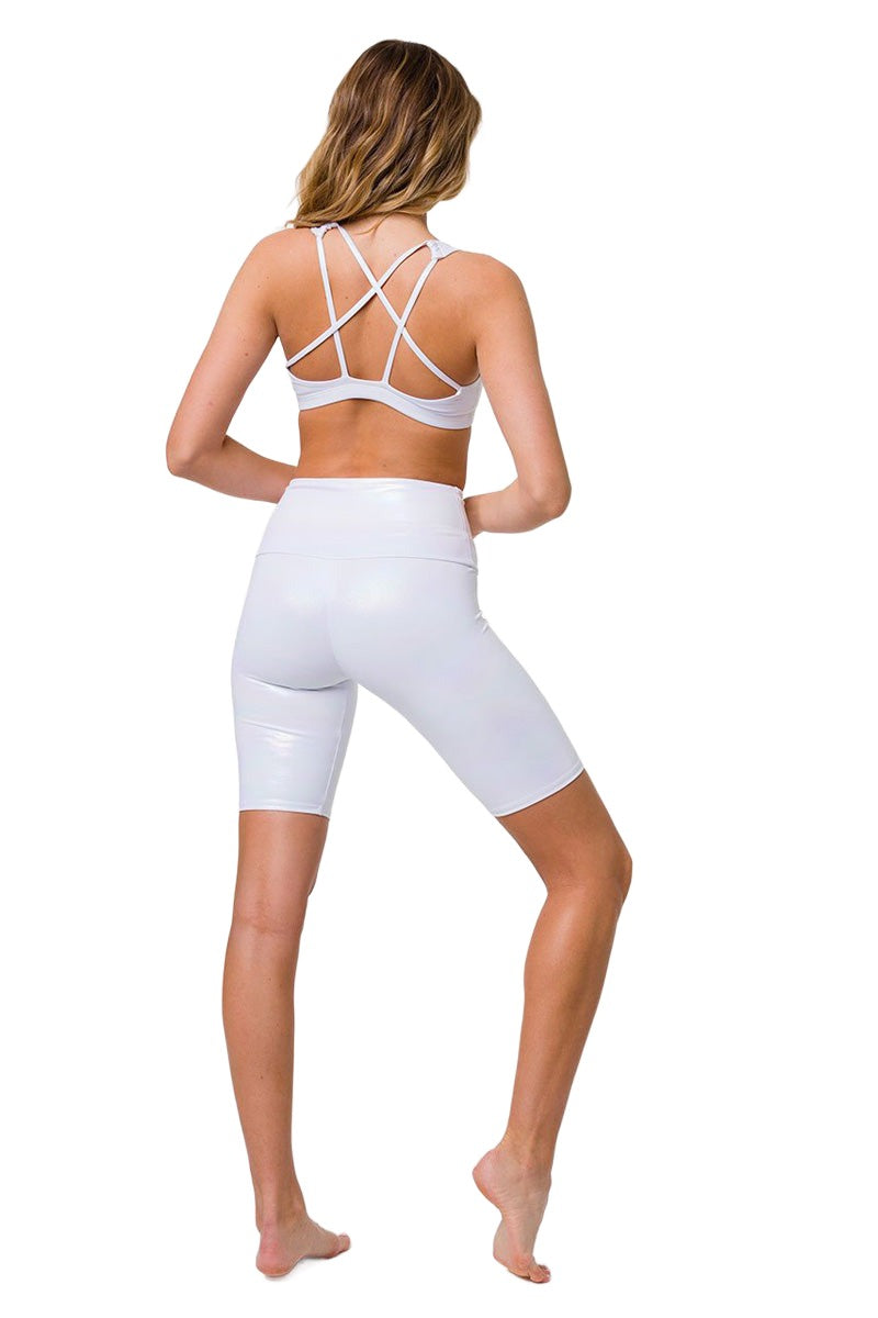 Onzie High Rise Bike Shorts 2225 - Unicorn - rear alt view