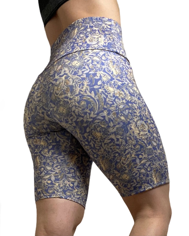 Onzie High Rise Bike Shorts 2225 - Indian Summer - rear view
