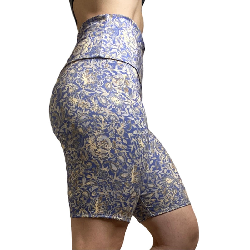 Onzie High Rise Bike Shorts 2225 - Indian Summer - side view