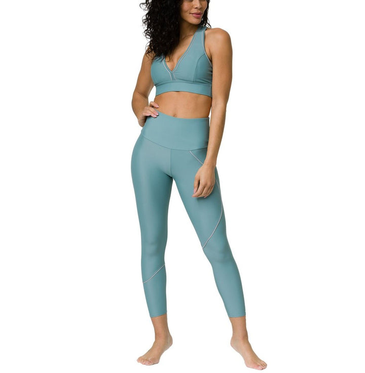 Onzie Hyper Beam Midi Legging 2227 - Moon/Wood - front alt  view