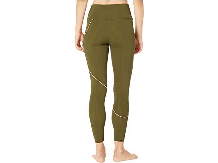 Onzie Hyper Beam Midi Legging 2227 - Olive - rear view
