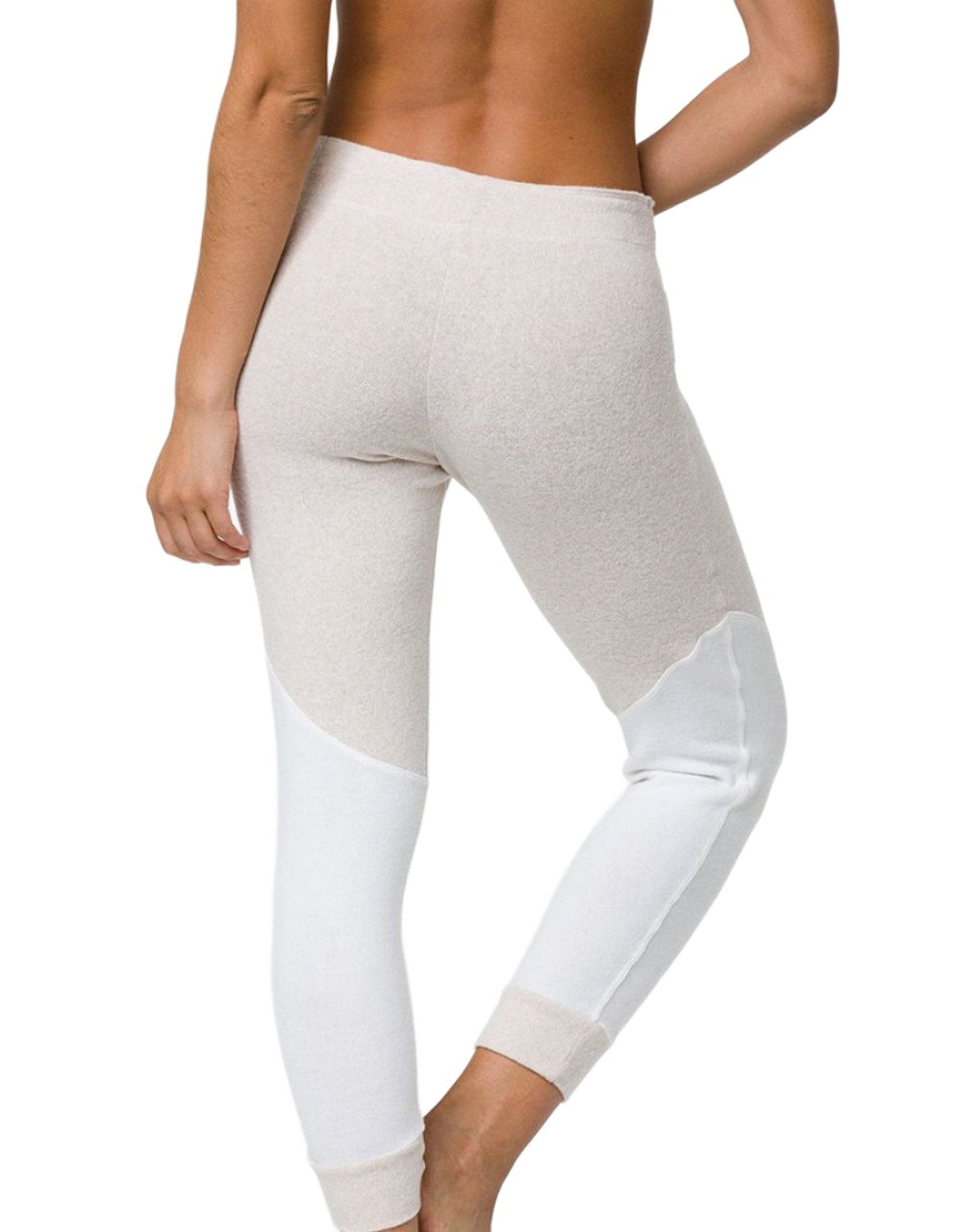 Onzie Hacci Varsity Jogger 2228 Oatmeal/White - rear view