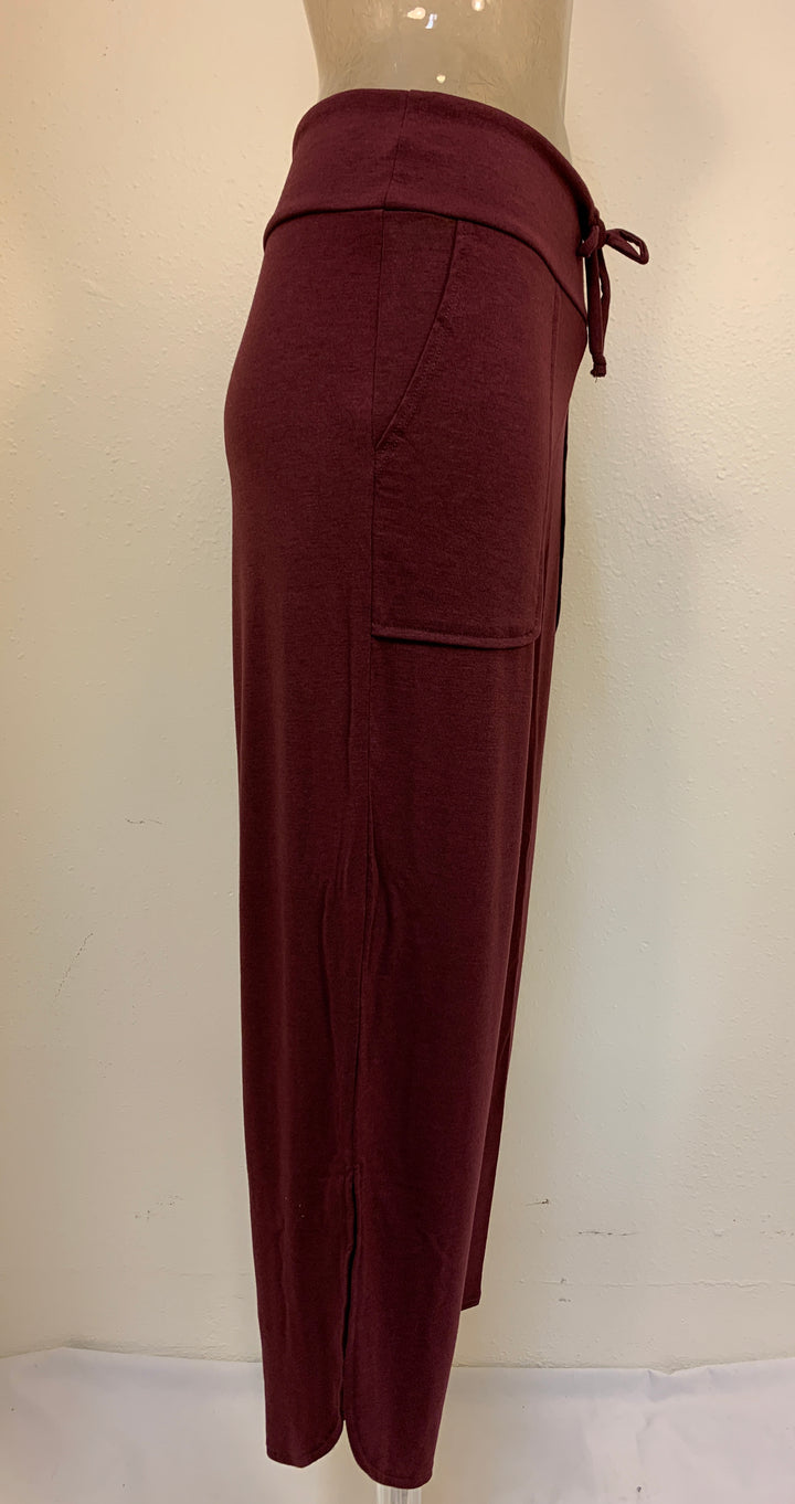 Onzie P.E. Pant 2229 - Burgundy - side view