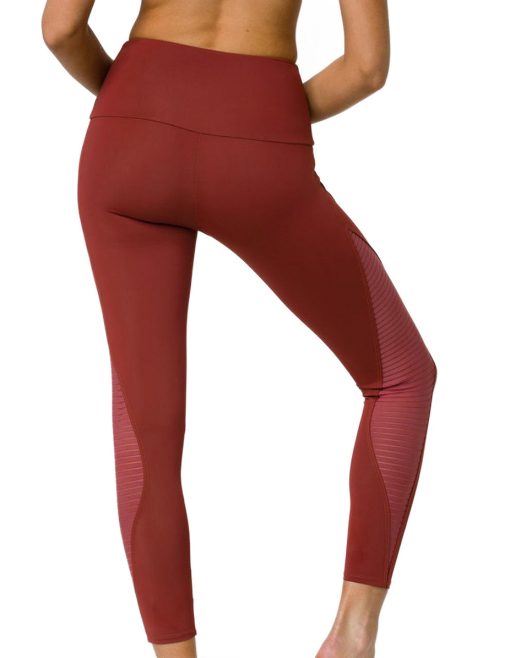 Onzie Flow Shape Midi Legging 2231 - Warm Pinecone - rear view