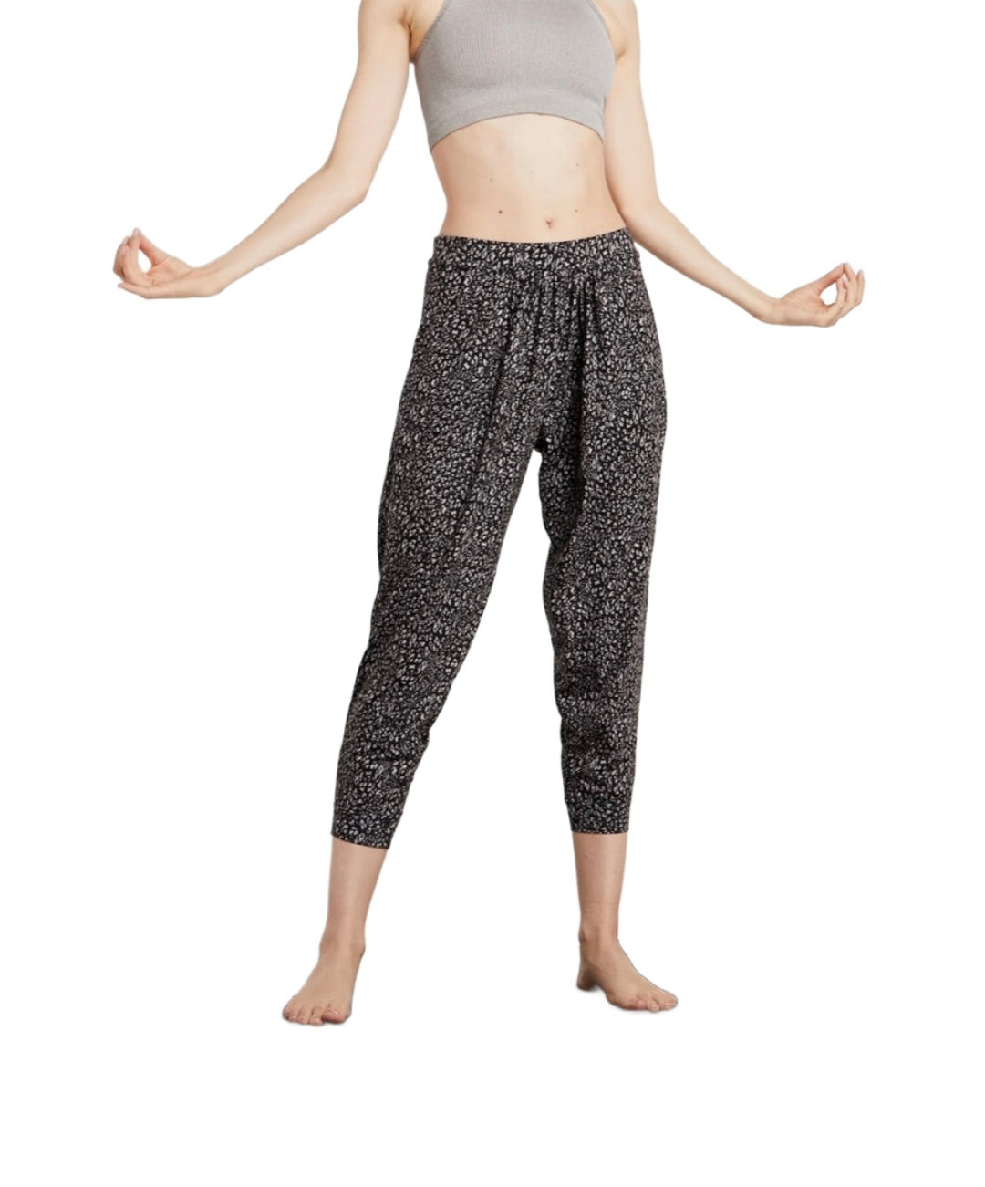 Onzie Honey Leopard Unwind Pant 2233 - Honey Leopard - front alt view 1