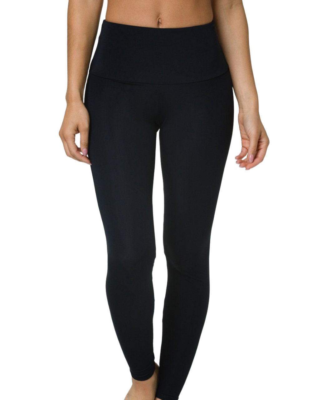 New Onzie Flow Tech Legging 2236 - Black - front  view