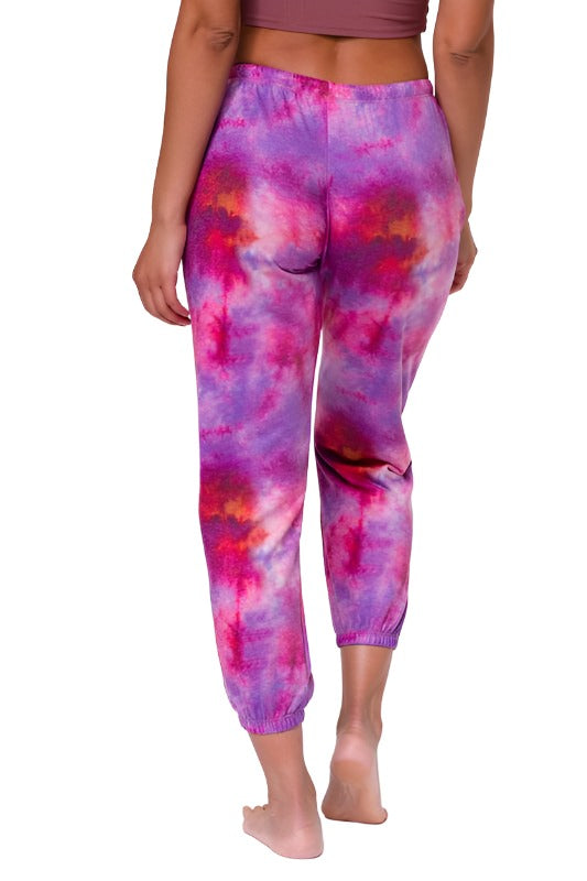 Onzie Flow WEEKEND SWEATPANT 2243 - NIrvana Tie Dye - rear view