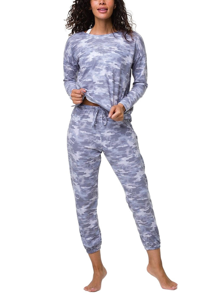 Onzie Flow WEEKEND SWEATPANT 2243 - Cozy Camo - front alt view