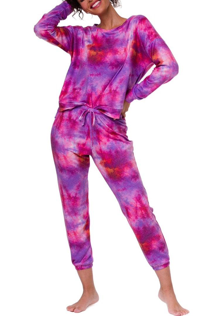 Onzie Flow WEEKEND SWEATPANT 2243 - NIrvana Tie Dye - front alt  view 1