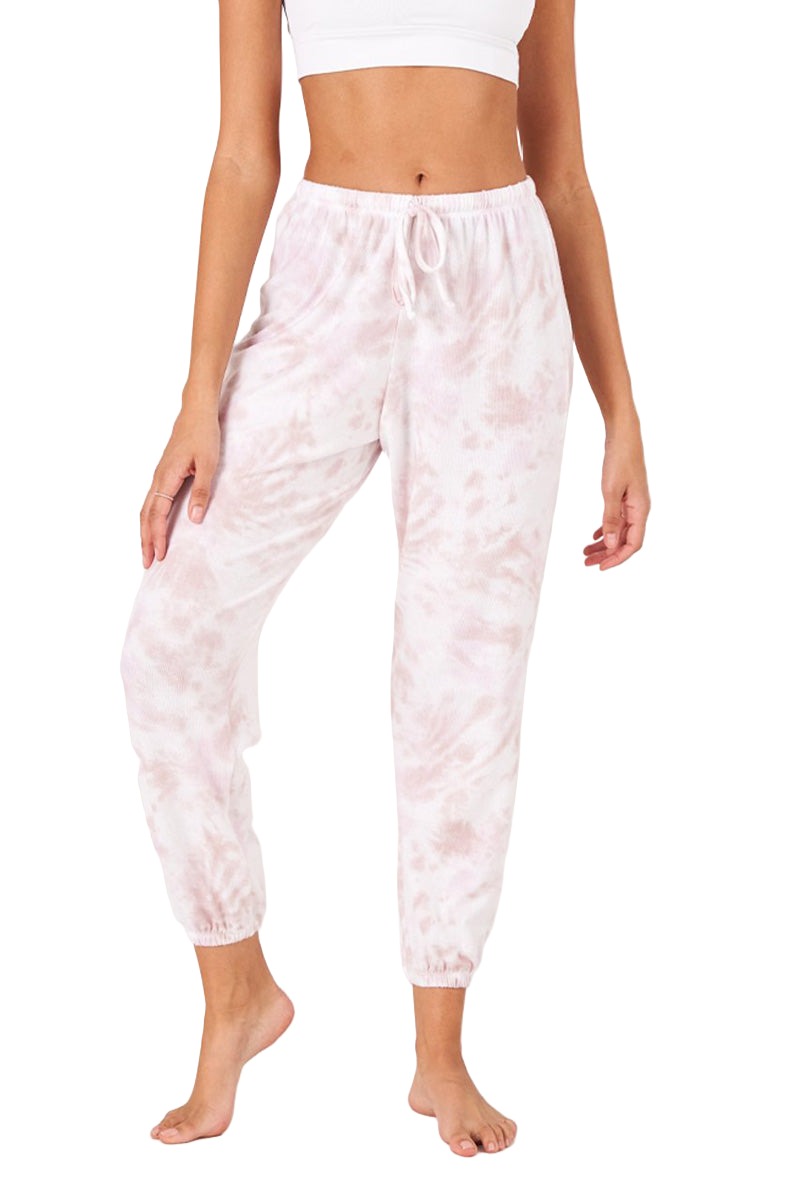 Onzie Flow Weekend Sweatpants 2243 - Rose Quartz - Front View