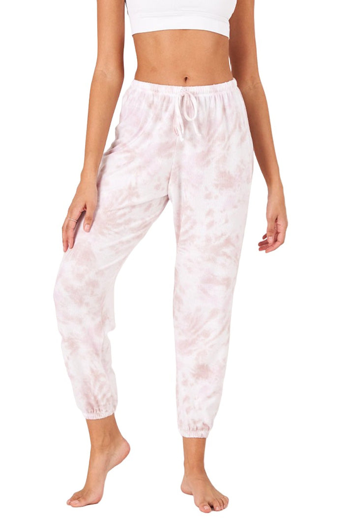 Onzie Flow Weekend Sweatpants 2243 - Rose Quartz - Front View