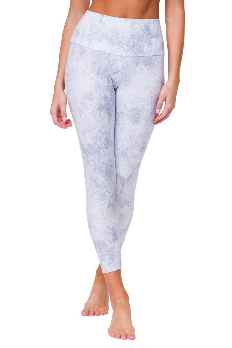 Onzie Sustainable Soul Graphic High Rise Midi Legging 2246 - Air - front alt view