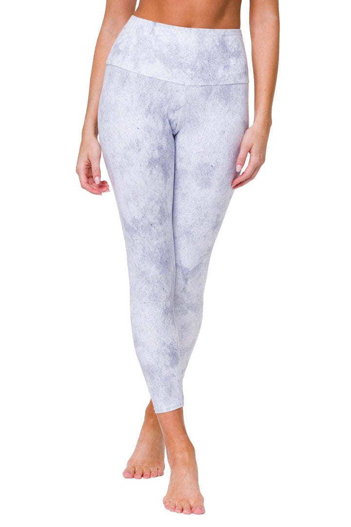 Onzie Sustainable Soul Graphic High Rise Midi Legging 2246 - Air - front alt view