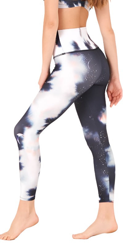Onzie Sustainable Soul Graphic High Rise Midi Legging 2246 - Manifest - Side View
