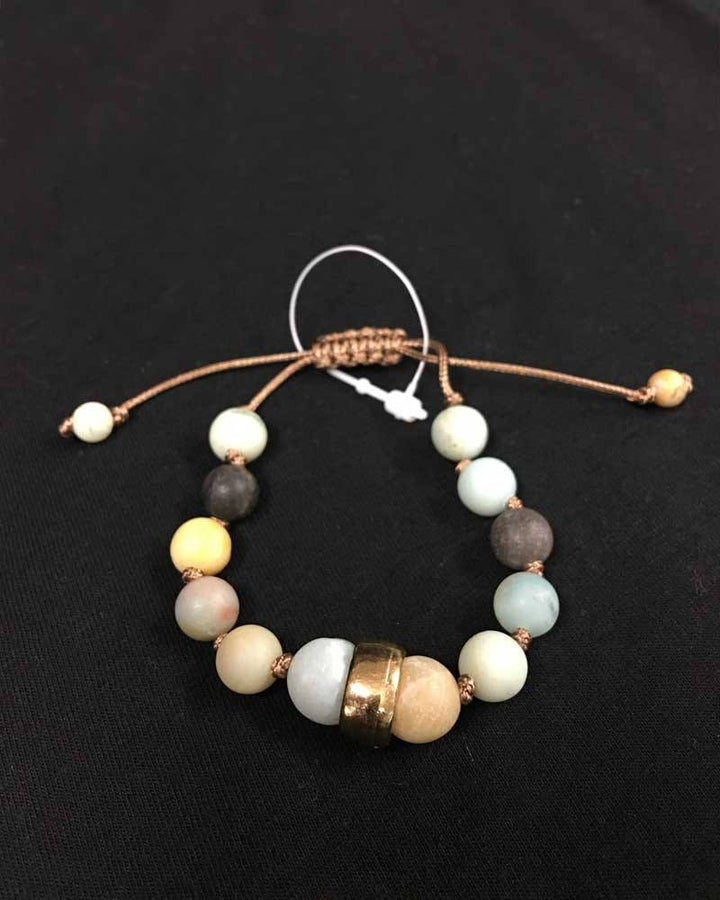 Amazonite adjustable bracelet - One size