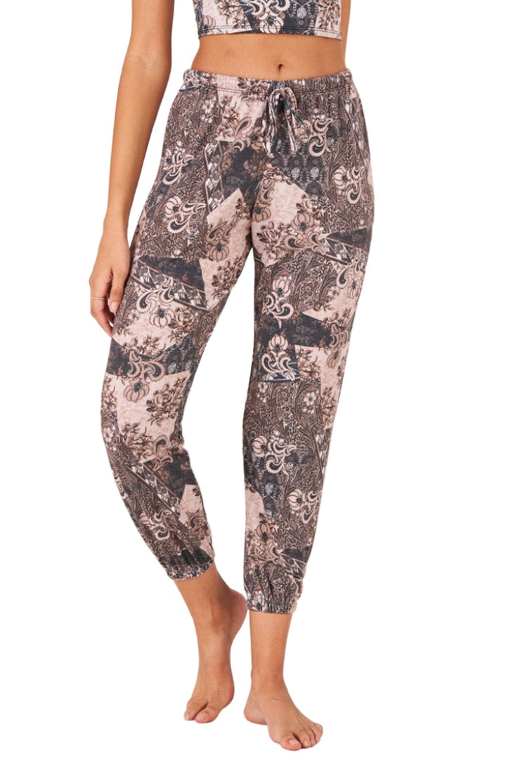 Onzie Weekend Fleece Sweat Pant 2256 - Bandana - Front View