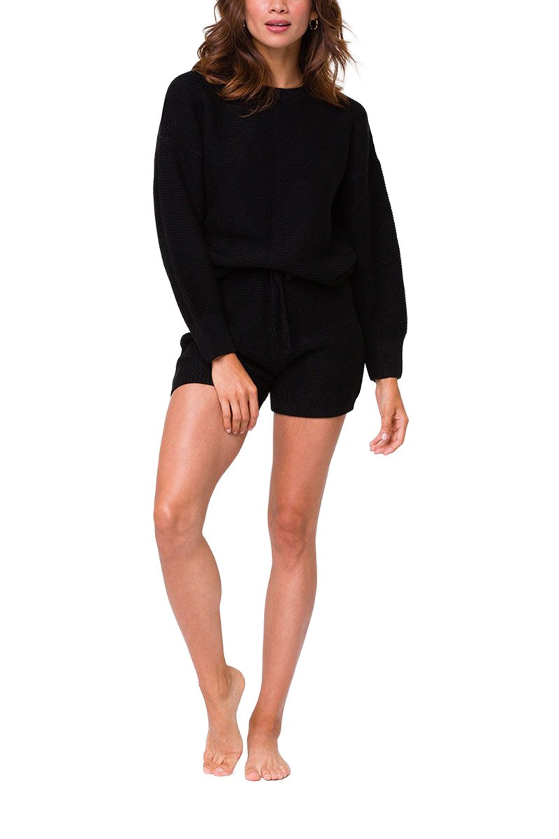 Onzie Cozy Knit Shorts 2263 - Black