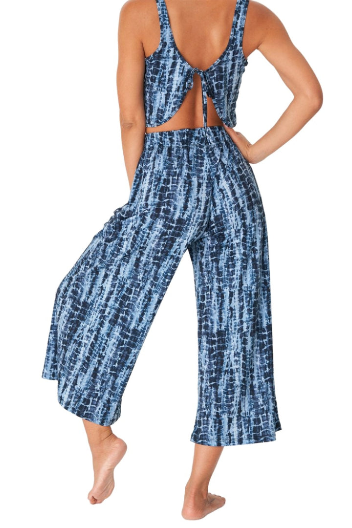 Onzie Flow Cropped Samba Pant 2268 -  Bondi - Back View2