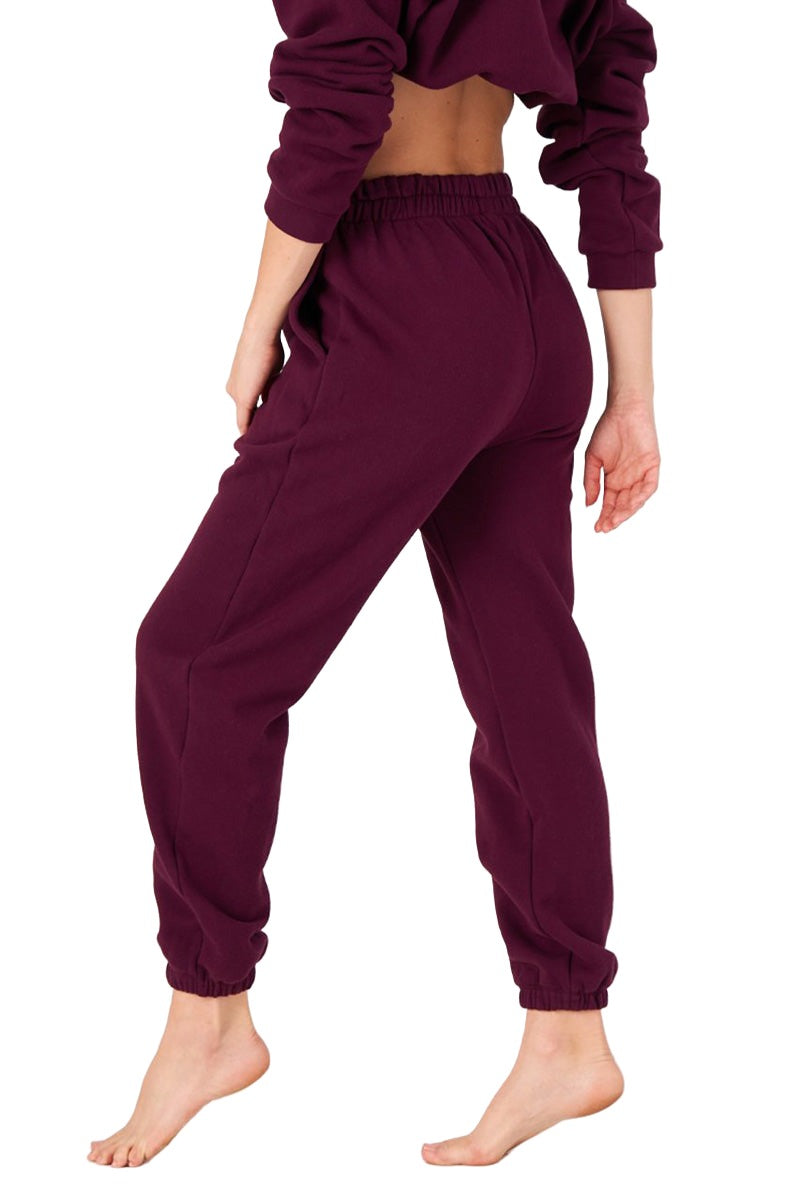 Onzie Varsity Sweat pant 2270 - Fig - Side View