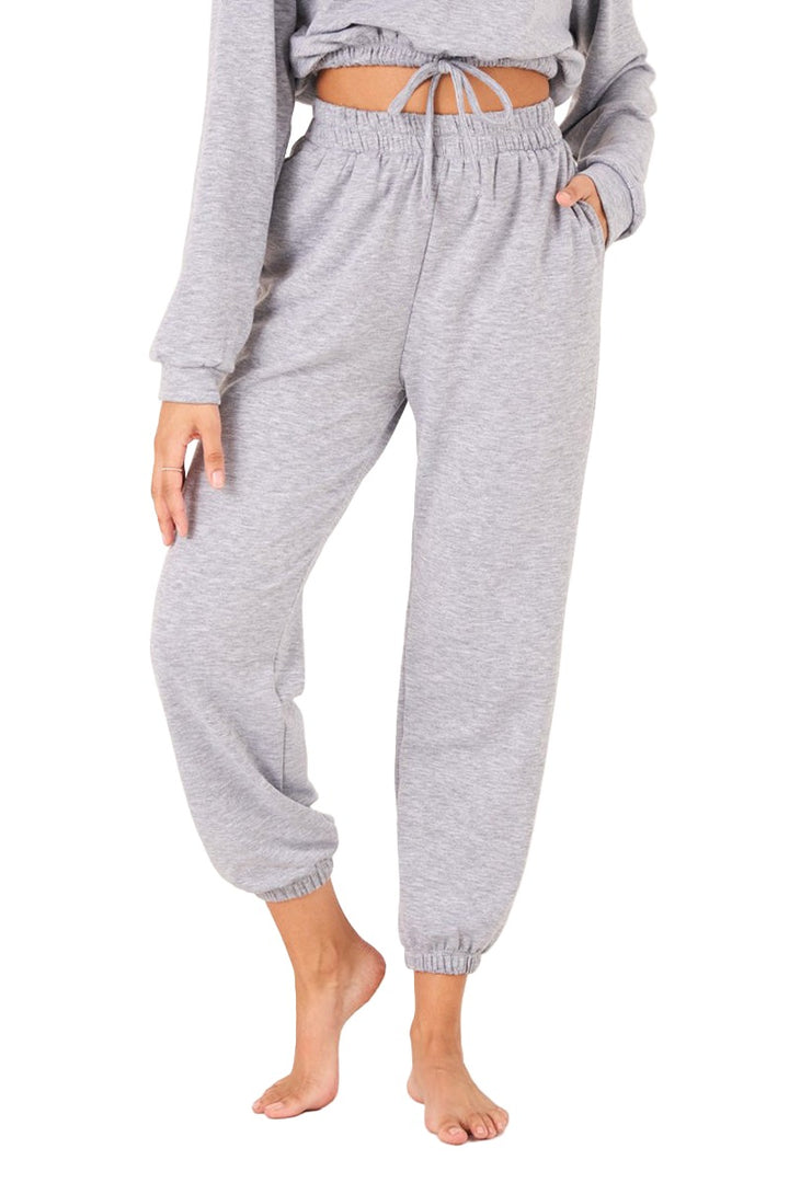 Onzie Varsity Sweat pant 2270 - Heather Grey - Front View