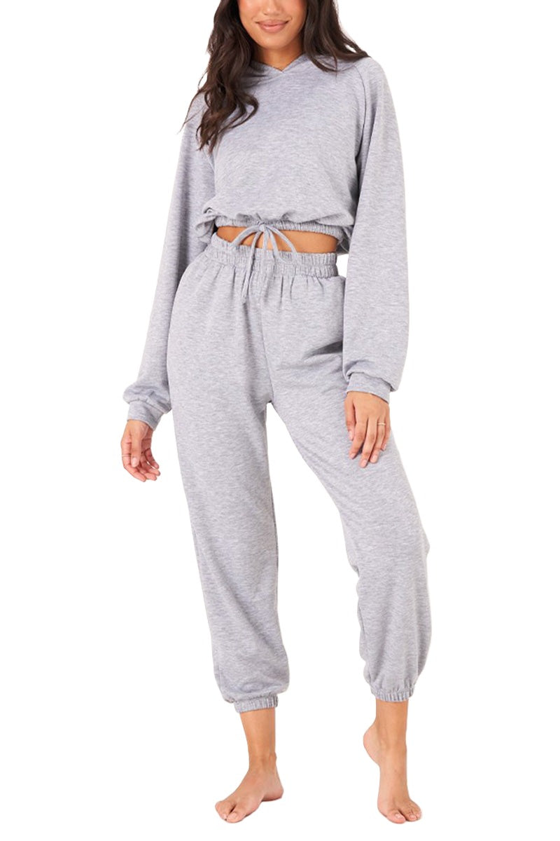 Onzie Varsity Sweat pant 2270 - Heather Grey - Front View